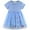 Blue butterfly, variant on WIBACKER Toddler Girls Dresses Summer Short Sleeve Tutu Party Dress for Girl 2-7 Years Easter Gift - 1 Piece Rabbit