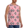 thumbnail image 2 of Balery Valentine'S Day Panda Men's Sleeveless Muscle Shirts Workout Tank Top, Moisture Wicking, Odor Protection-Medium, 2 of 8