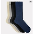 thumbnail image 6 of VRD Mens Dress Socks Bamboo Rayon 5-Pack Crew Socks Mid-Calf Length Fits Shoe Size 8-13 Gift Box, 6 of 7