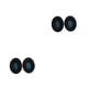 thumbnail image 2 of Methold Cojín para auriculares, almohadillas para los oídos, cubierta de protección de malla para juegos profesionales, reemplazo para auriculares Negro+Azul 2piezas, 2 of 5