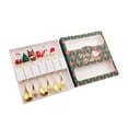 thumbnail image 4 of WeiLaiKeQi 6 Pieces Christmas Spoons Forks Set Flatware Cutlery for Wedding Sugar Salad Green Box, 4 of 9