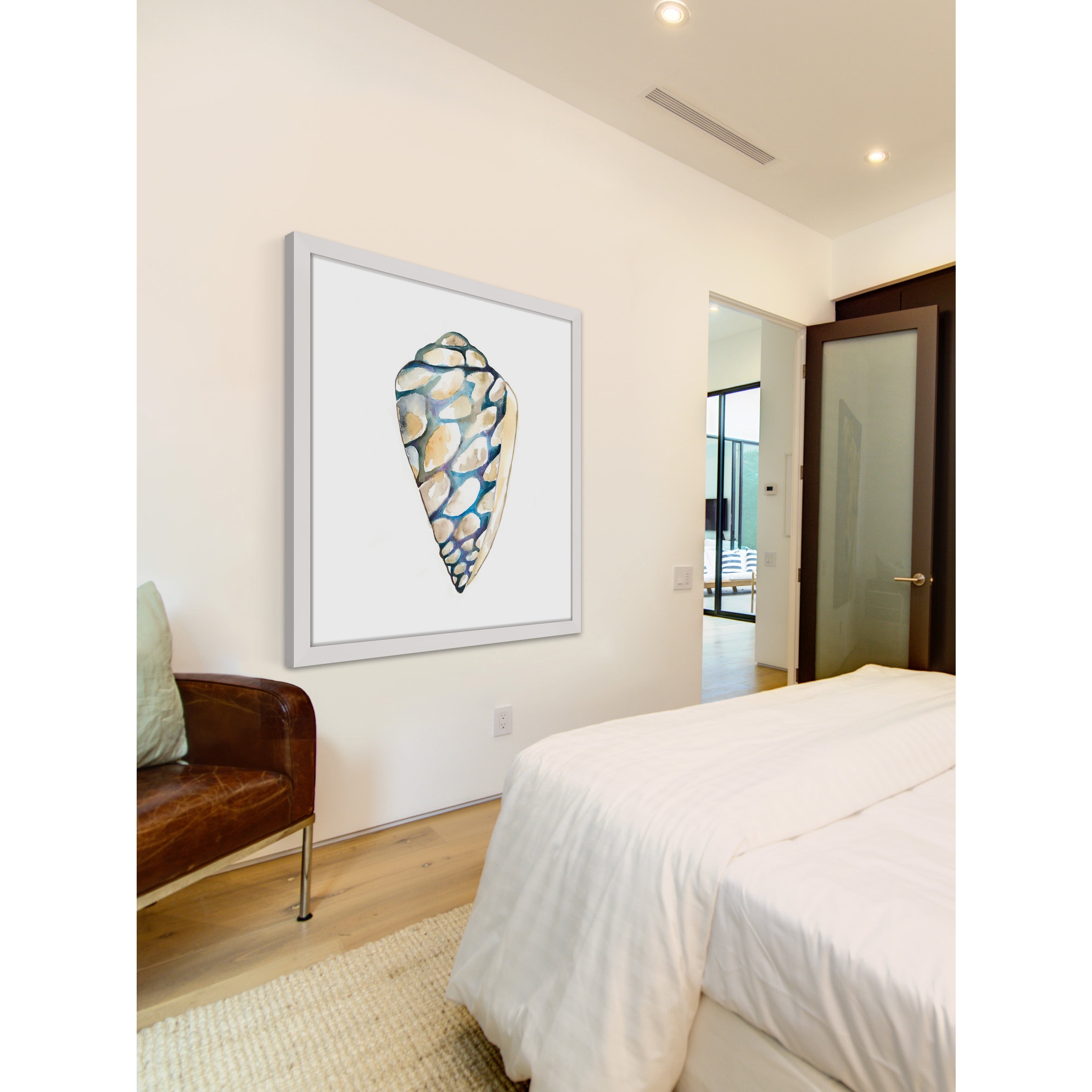 Marmont Hill "Aquarelle Shells III" Framed Painting Print