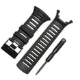 thumbnail image 2 of Watch Strap Rubber Watchband Screwdriver with Stainless Steel Clasp Kit Replacement for Suunto Ambit 1 2 3, 2 of 9