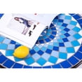 Better Homes and Gardens Camrose Farmhouse Blue Mosaic Bistro Table