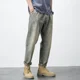thumbnail image 2 of Pantalones vaqueros rectos cónicos para hombre con bolsillos, pantalones vaqueros masculinos, pantalones vintage Harajuku de pierna ancha, sueltos, clásicos, moda 2024, suaves, 2 of 5