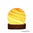 thumbnail image 1 of POINTERTECK Moon Night Light For Kids Unique 3d Planet Lamp Usb Rechargeable 3-Colors Sunset Models Gift, 1 of 13