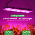 thumbnail image 3 of Luz LED para cultivo de plantas, lámpara de crecimiento de espectro completo para plantas de interior, lámpara para plantas en todas las fases del crecimiento de las plantas [Clase de eficiencia ener, 3 of 5