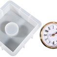 thumbnail image 6 of Table Clocks Silicone Model, Table Clock Epoxy Resin Model with Clockwork Accessories Handmade for Home Decor Epoxy Resin Casting Square, 6 of 9