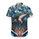 thumbnail image 2 of Camisetas hawaianas con estampado 3D de caza de patos para hombre, nuevas camisetas de playa de manga corta con botones y cuello vuelto, camisetas de lujo, 2 of 4