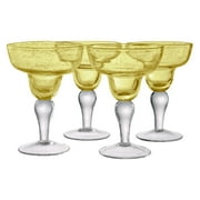 Artland Inc. Iris Citrine Margarita Glasses Set of 4 by Artland
