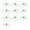 Green, variant on Slow Sinking Soft Artificial Baits Fishing Accessories Dices Shaped Fishing Lure