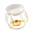 thumbnail image 5 of Kuntesetty Ceramic Essential Oil Burner Candle Stand Melt Warmer for SPA Indoor Cabinet gold, 5 of 9