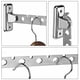 thumbnail image 5 of Rzvnmko Perchero de Pared para Ropa, Perchero de Pared Plegable de Acero Inoxidable con Brazo Oscilante Ahorrador de Espacio para Lavandería Recámara Baño Cocina, 5 of 11