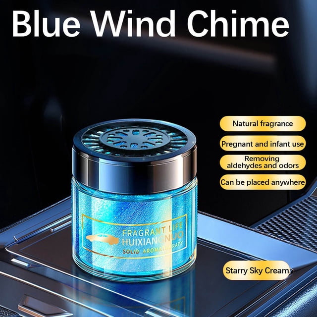 Bálsamo sólido aromaterapia para coche | Aroma Sky Flowing Sand | Eliminador de olores duradero | Extractos naturales de plantas | Ambientador de alta gama | 1 paquete Purifica el aire y elimina