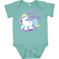 thumbnail image 3 of Inktastic Lil Sis Unicorn Little Sister Girls Baby Bodysuit, 3 of 5