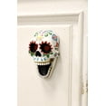 thumbnail image 6 of Ebros Day of The Dead White Floral Sugar Skull Wall Mounted Bottle Opener, 6 of 6