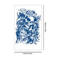 thumbnail image 4 of Cuadros Decorativos Tatuaje pegatinas Animal esqueleto tatuajes duradero brazo manga moda para mujer hombre Wdftyju  embutido en tela, 4 of 4