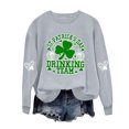 thumbnail image 2 of Uootdi St. Patrick's Day Sweatshirt for Women Crewneck Cute Shamrock Graphic Long Sleeve Shirts for Women Lucky Leaf Irish Shamrock Pullover Shirts Tops Gift, 2 of 5