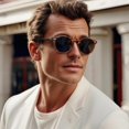 thumbnail image 3 of Gafas de sol CARFIA Retro Polarizadas hechas a mano para hombre, 3 of 8