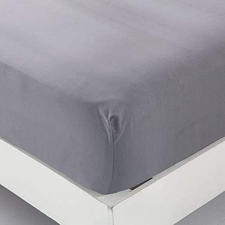 Grounding Fitted Sheet with 15 feet Grounding Cord, King Size, 5% Silver Fiber & 95% Cotton Fiber, Conductive Earthing Bed Sheet for Better Sleep EMF Protection