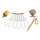 thumbnail image 1 of Hebilla Resistente de La Cerradura de Acollador Del Acero Inoxidable Del Carrete Y Flotadores Oro, 1 of 6