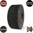 thumbnail image 4 of ELW Buffalo Hide Leather Strap 5-6 oz 1.25 Inch x 60 InchColor Black Leather Strips for Crafts, Leather Bag Straps, Leather for Belt Making, Leather Crafting, Blank Leather, Tooling Leather Roll, 4 of 4