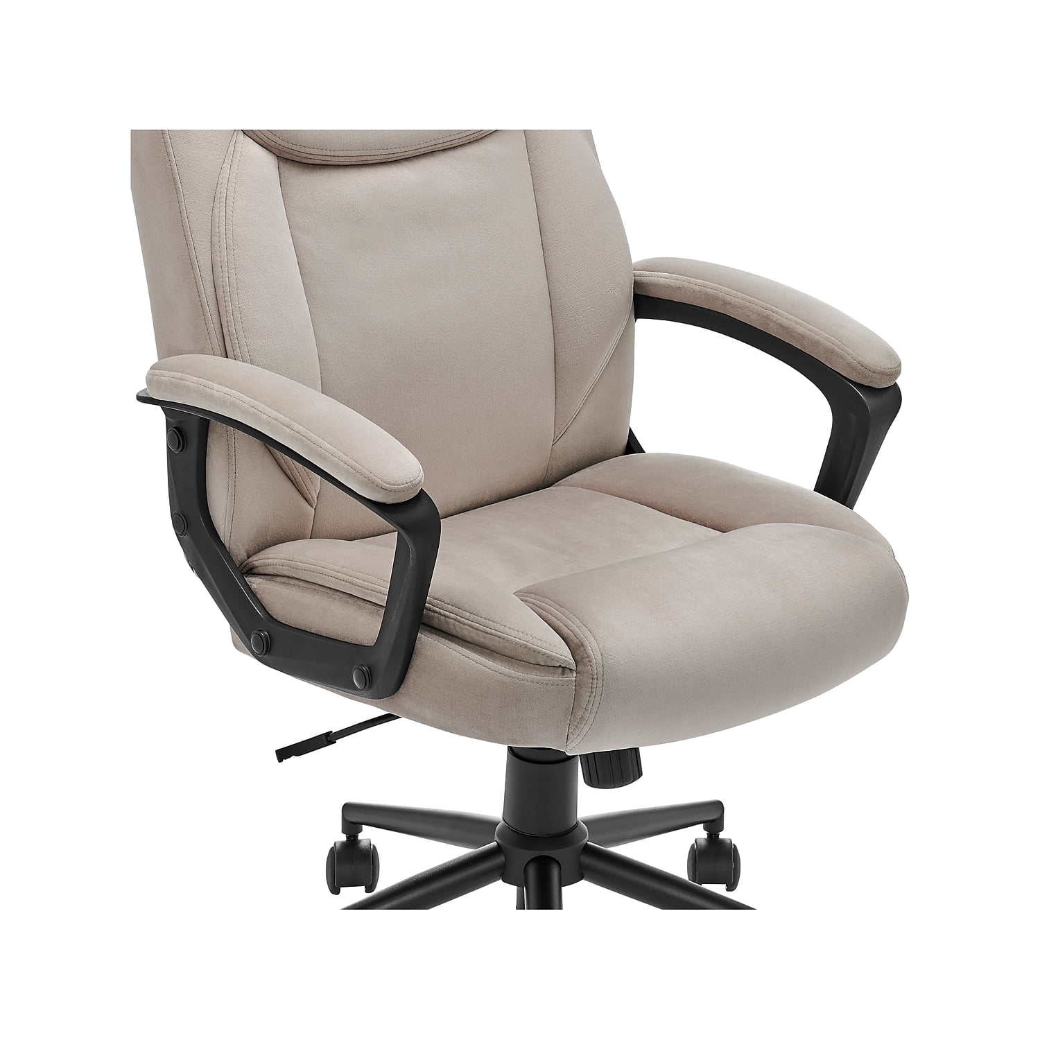 Click365 Transform 1.0 Ergonomic Mid Back Desk Chair Fabric Beige
