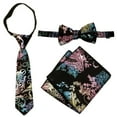 thumbnail image 3 of Gioberti Kids and Boys 4pc Paisley Vest Set - Vest, Bowtie, Tie, Pocket Square, 3 of 5