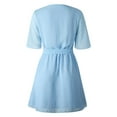 thumbnail image 5 of DYMADE Robe Mini Junior à Col en V Enveloppé, 5 of 5