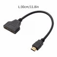 thumbnail image 2 of Câble Répartiteur HDMI - 1 à 2 Voies, 30cm, pour Lecteurs HDTV/PS3/DVD, 2 of 2