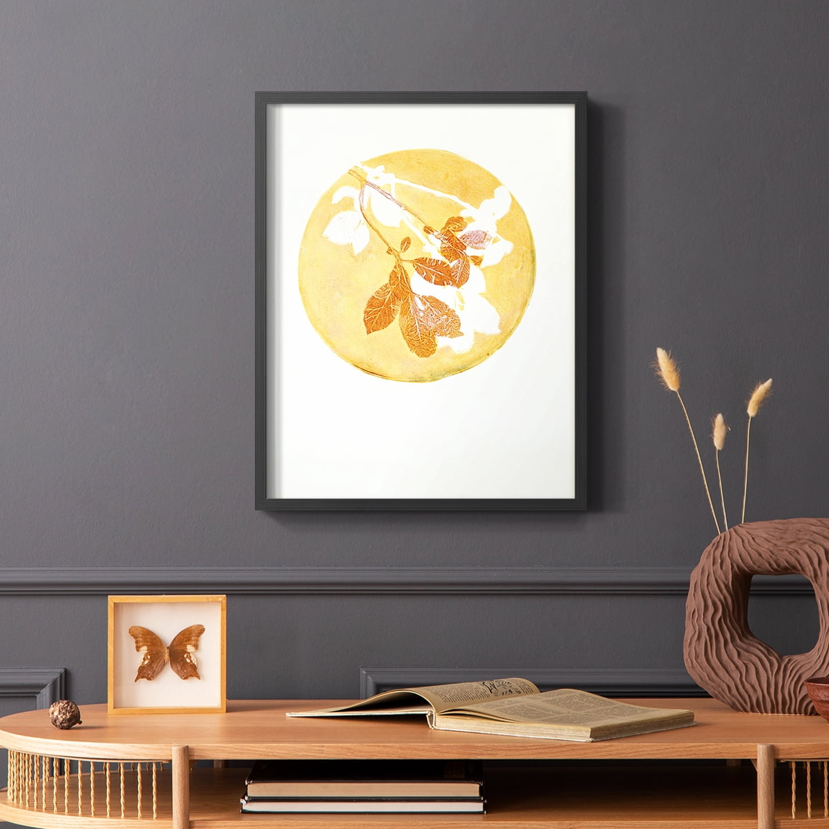 Keep it Simple in Black Solid Wood 8 x 10 Framed Print
