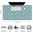 thumbnail image 5 of Long Mouse Pads for Desk,Cartoon Unicorn Rainbow Cloud Star Butterfly Desk Mats on Top Of Desks, Desk Mouse Pad Extra Large with 3mm Non-Slip Base and Stitched Edge for Gaming,Work,Home 47.3"x23.6", 5 of 5