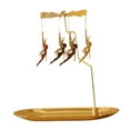 thumbnail image 1 of GUOOL Tea Light Candle Holders Rotating Candlesticks Home Wedding Table Decor Elf, 1 of 9