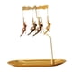 thumbnail image 2 of Portavelas giratorio,Portavelas giratorio,Portavelas Bandeja Portavelas para té,Portavelas para velas de pilar cónico,Portavelas de escritorio Moon Light Holder Decorativo,Inicio Boda Navidad, 2 of 9