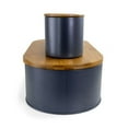 thumbnail image 5 of MegaChef 4-Piece Canister Set, Gray/Bamboo, 5 of 8