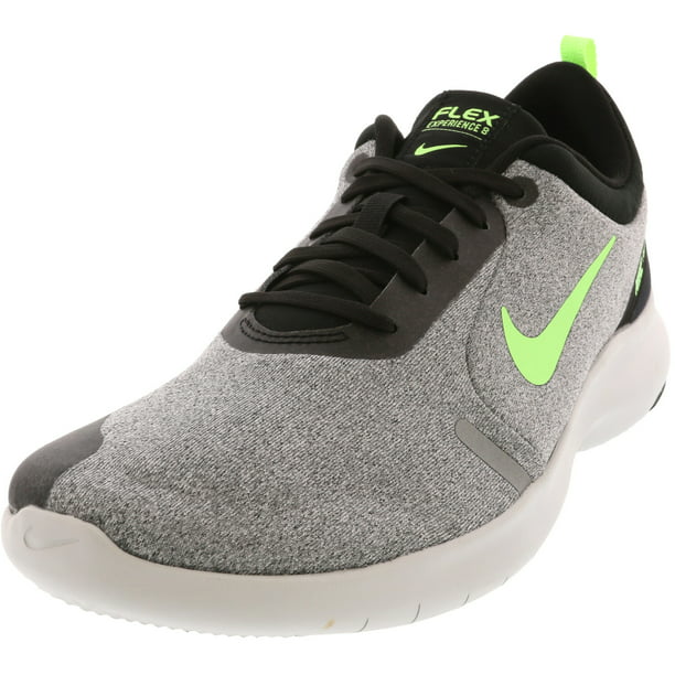 Nike Nike Mens Flex Experience Rn 8 Cool Grey Lime Blast Black