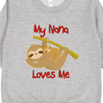 thumbnail image 3 of Inktastic My Nana Loves Me Sloth Toddler Sweatshirt, 3 of 4