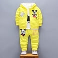 thumbnail image 3 of New Kids Girls Boys Clothing Sets Autumn Hooded Coat+T-Shirt+Pants Baby Cotton 3 Pcs Tracksuits, 3 of 5
