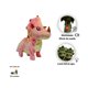 thumbnail image 2 of Dinosaurio De Peluche Triceraptors Rosa Con Movimiento Y Sonido Importadora La Merced Tela de Felpa, 2 of 4