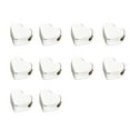thumbnail image 1 of Qarigey 10X con cuentas de corazón espaciador DIY Prop cobre mano de obra fina superficie lisa multicolor sin rebabas dulce regalo Ropa, zapatos y accesorios Miscelánea Blanco K, 1 of 6