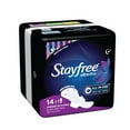 thumbnail image 3 of Stayfree Ultra Thin Overnight Pads with Wings, For Women, Reliable Protection and Absorbency of Feminine Moisture, Leaks and Periods, 14 count (Pack of 2), 3 of 10