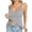 Gray# tank tops for women, variant on Spaghetti Straps Camisole for Women Trendy Lace V Neck Low Back Tank Tops Soft Breathable Lightweight Summer Undershirts White XL