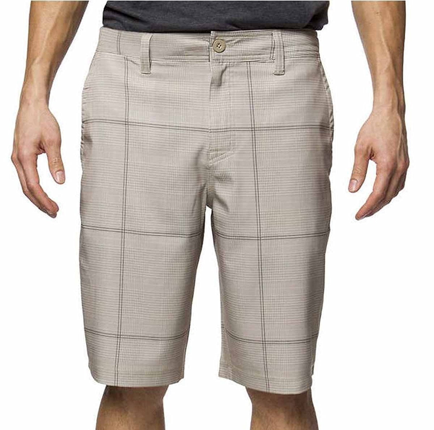 Hybrid Short in Khaki Tan, Size 40 