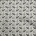 thumbnail image 1 of oneOone Cotton Poplin Twill Gray Fabric Birds Rooster Fabric For Sewing Printed Craft Fabric By The Yard 56 Inch Wide, 1 of 5