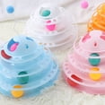 thumbnail image 5 of Reheyre Cat Turntable Toy 4 Level Amusement Plate Exercise Game Interactive Toy Kitten Tower Tracks Toy Cat Supplies, 5 of 8