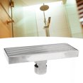 thumbnail image 1 of Linear Shower Drain, Stainless Steel Rectangular Shower Drain Odor  Rectangle Shower Floor Drain Linear Floor Drain For Home Bathroom Balcony, 1 of 8