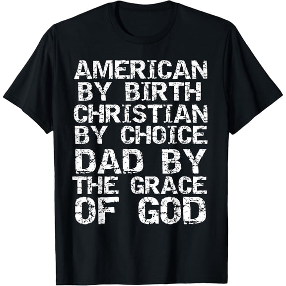 Christian Father's Day Gift for Men from Son Dad Faith Quote T-Shirt