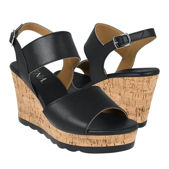 CUÑAS DAMA SIENA 1300 SIMIPIEL NEGRO