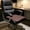 coffee-Free Size/D, variant on Office Chair Seat Cushion Padded Faux Leather Waterproof Cushion 15.74x15.74in for Computer Chair Barber Chair Gaming Chair Sofa Desk Work Light Breathable Bedroom Essentials Air Conditioned Room