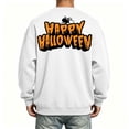 thumbnail image 5 of Men Halloween Themed Sweatshirt Funny Pumpkin Ghost Print Casual Long Sleeve Spooky Pullover Sweatshirt New Stylish Comfy T-Shirts White S, 5 of 5
